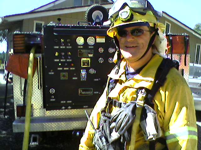 At the pump panel